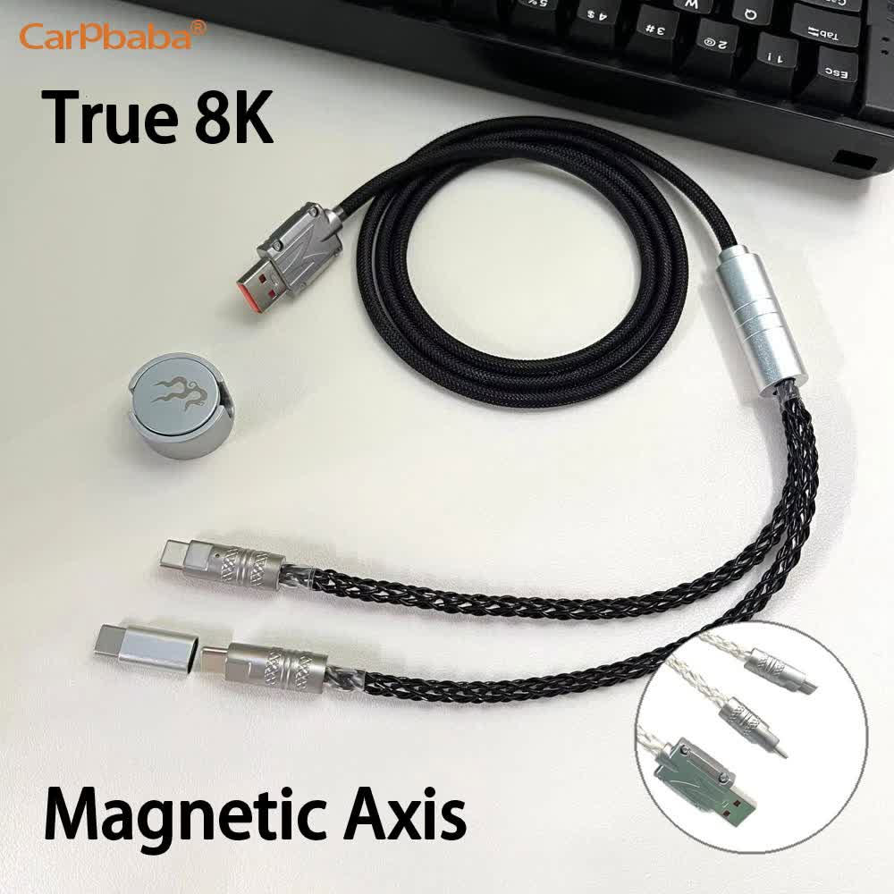 Esports Gaming Splitter - Câble de clavier mécanique magnétique USB