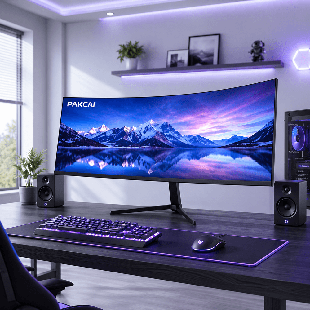 Esports Gaming Arena - Moniteur de jeu PC incurvé 49