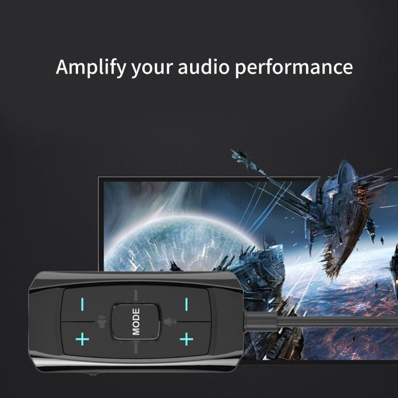 Gaming Headset 7.1 - Adaptateur son USB 652F, carte son