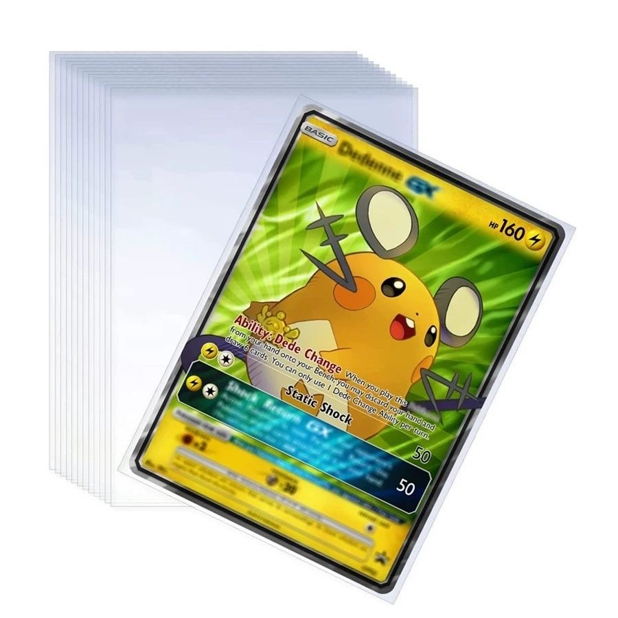 Esports Gaming Sleeve - Manchons de cartes de jeux transparents,