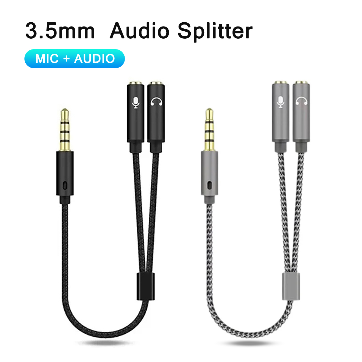 Esports Gaming Splitter - Répartiteur de casque 3.5mm Audio +
