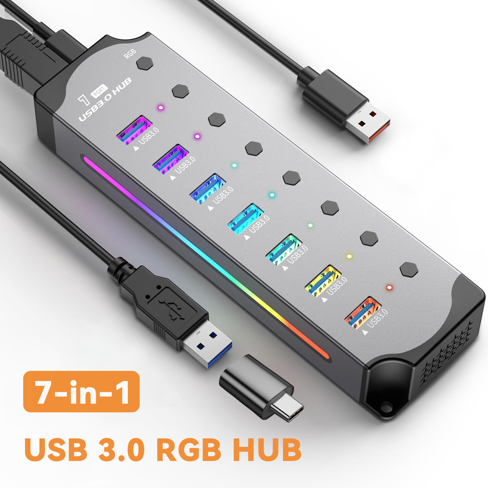 Esports Gaming Splitter - Hub USB 3.0 haute vitesse USB