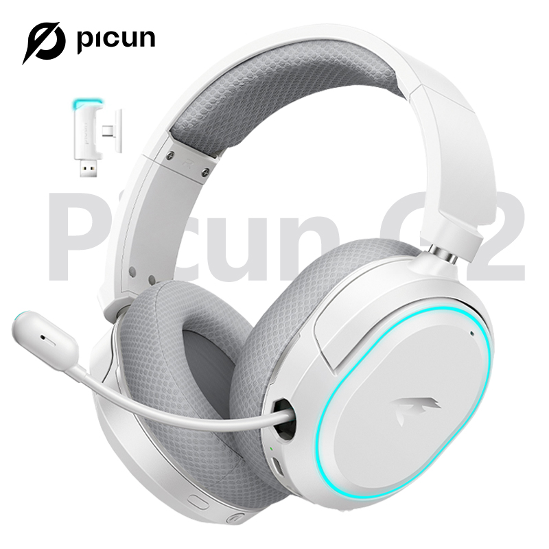 Gaming Headset 7.1 - Picun G2 2.4 GHz Bluetooth casque