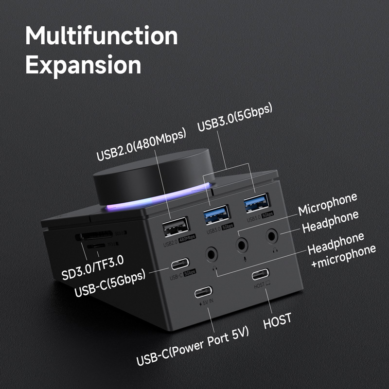 Hagibis bouton USB C Hub avec  - Esports Gaming Splitter avis et prix
