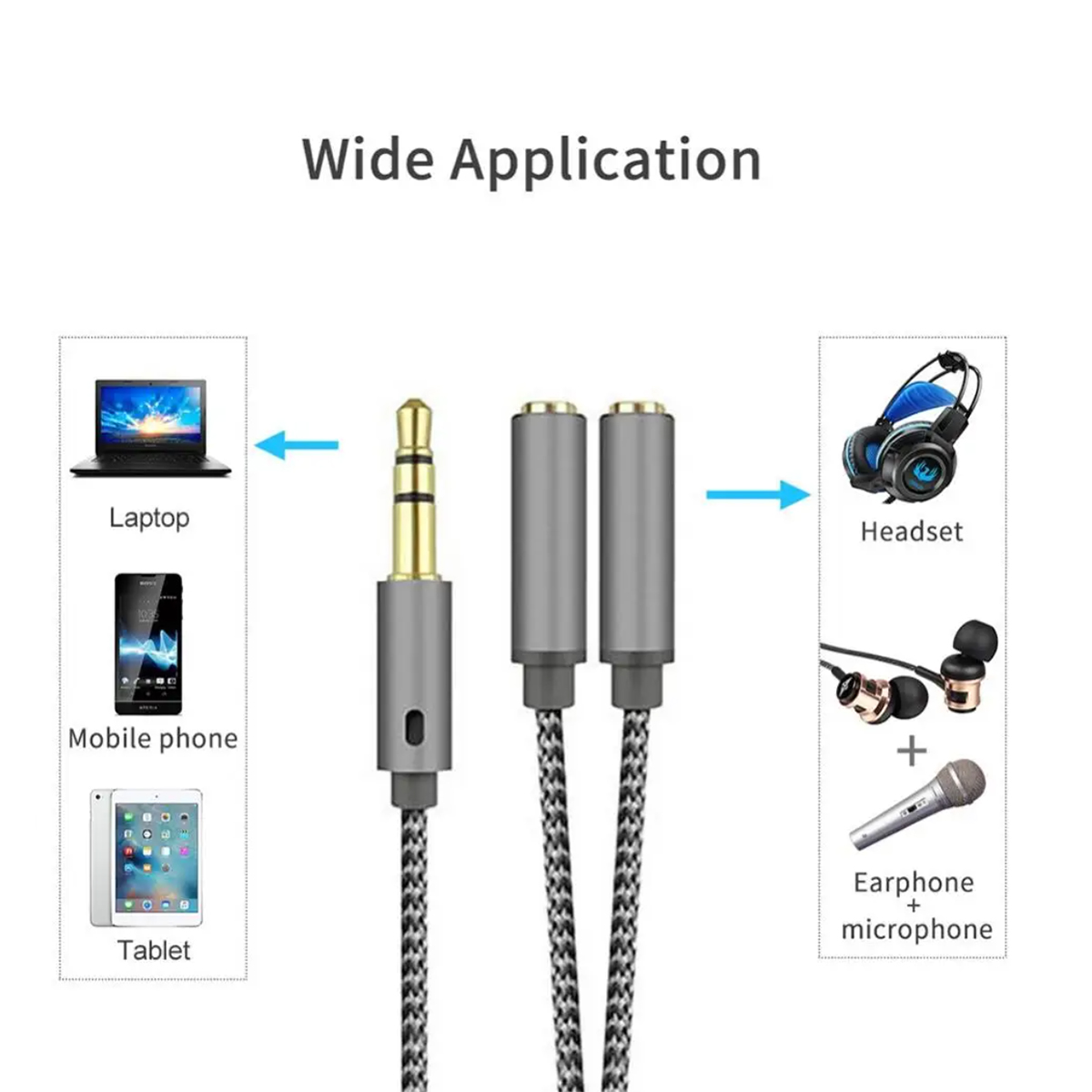 Répartiteur de casque 3.5mm Au - Esports Gaming Splitter avis et prix