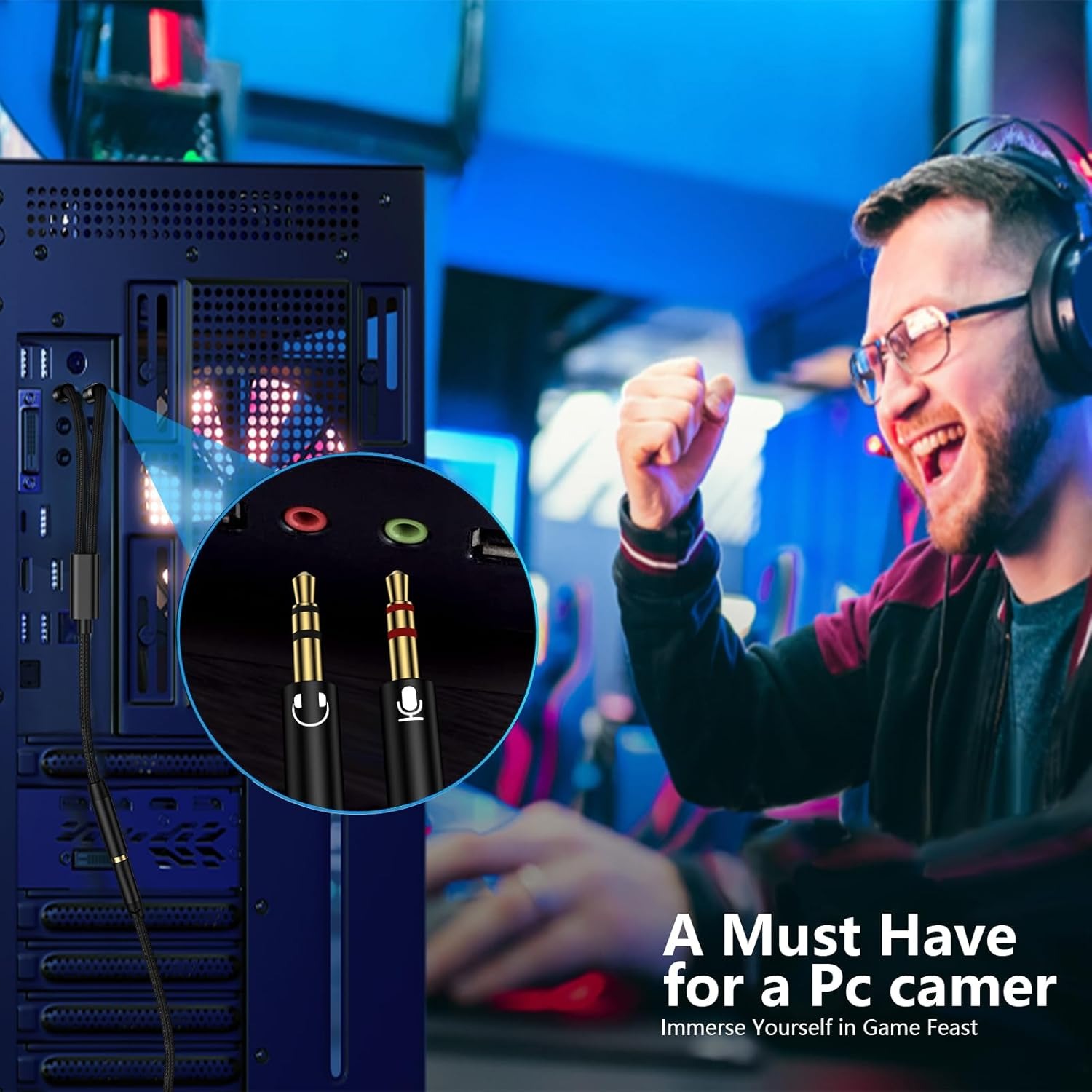 Adaptateur Audio 3,5 mm pour C - Esports Gaming Splitter avis et prix